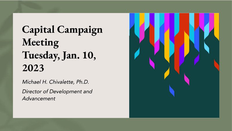 Capital Campaign Meeting Presentation 10 January 20231024_1