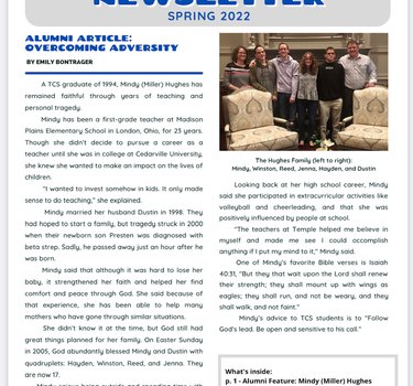 Alumni newsletter