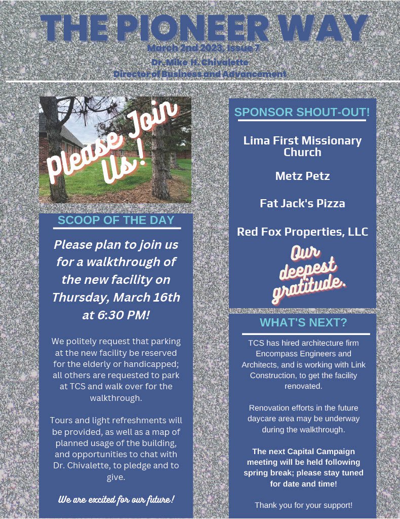 The Pioneer Way Newsletter (March 2023)1024_1